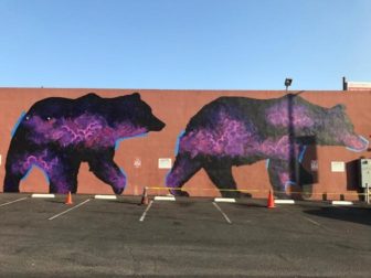 California Grizzly Bear Series, Oakland, CA, by Roger Peet and Fernando "Rush" Santos